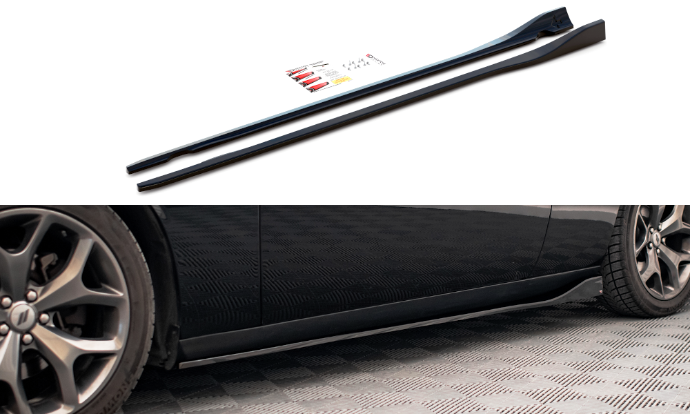 Maxton Side Skirts Diffusers Dodge Challenger Rt Mk3 Facelift