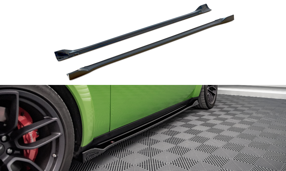 Maxton Side Skirts Diffusers Dodge Challenger Srt Hellcat Widebody Mk3