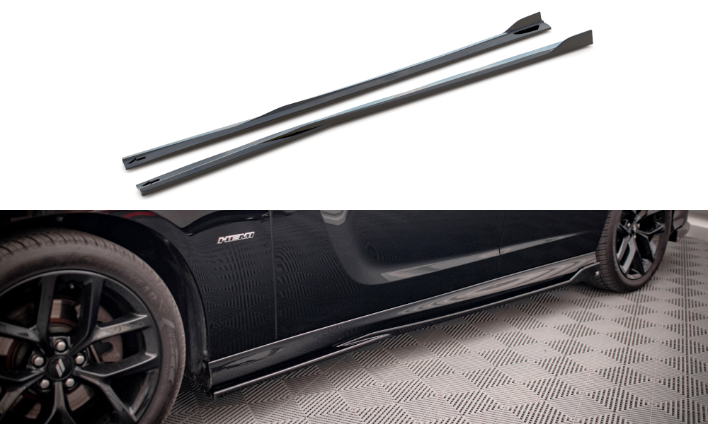 Maxton Side Skirts Diffusers Dodge Charger Srt Mk7 Facelift