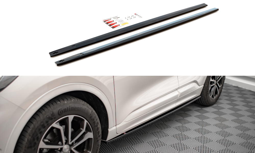 Maxton Side Skirts Diffusers Ford Kuga St-Line Mk3