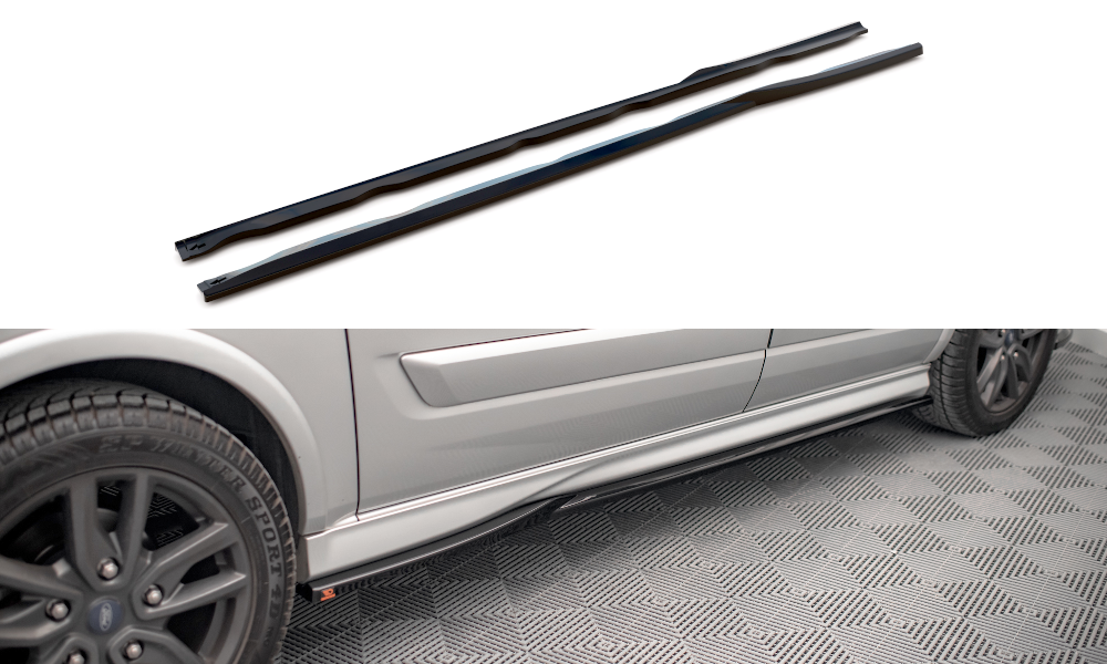 Maxton Side Skirts Diffusers Ford Transit Custom St-Line Mk1 Facelift
