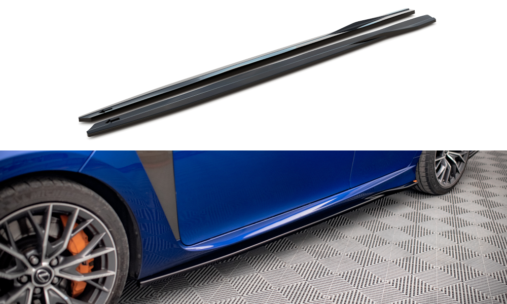 Maxton Side Skirts Diffusers Lexus Gs F Mk4 Facelift