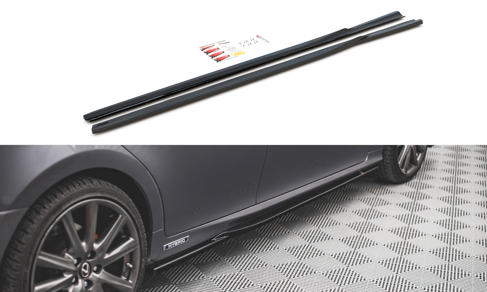 Maxton Side Skirts Diffusers Lexus Gs F Sport Mk4(L10)