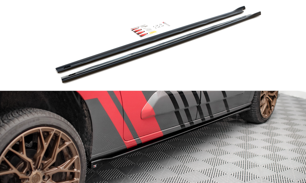 Maxton Side Skirts Diffusers Peugeot Partner Maxi Mk3