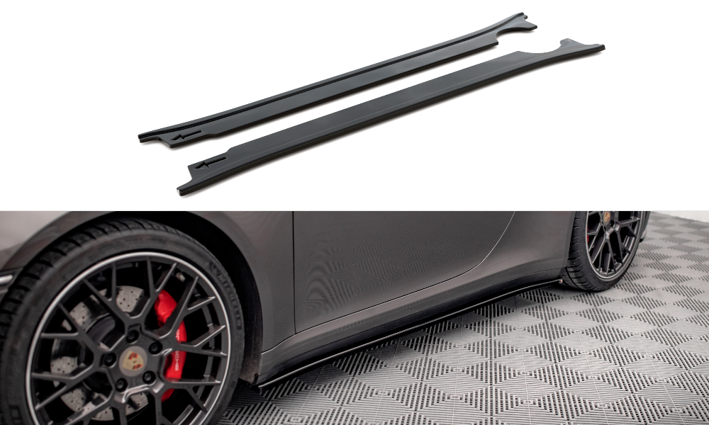 Maxton Side Skirts Diffusers Porsche 911 Carrera 4s 992