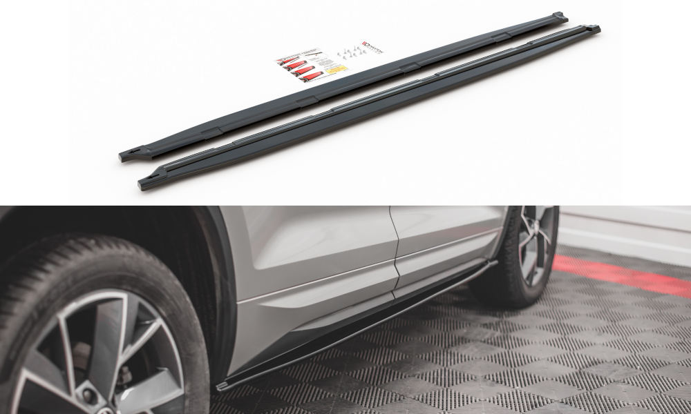 Maxton Side Skirts Diffusers Skoda Kodiaq Mk1 Sportline/Rs