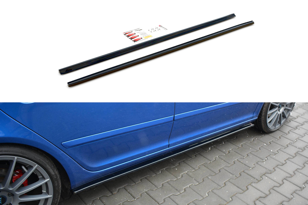 Maxton Side Skirts Diffusers Skoda Octavia Rs Mk2 / Mk2 Fl