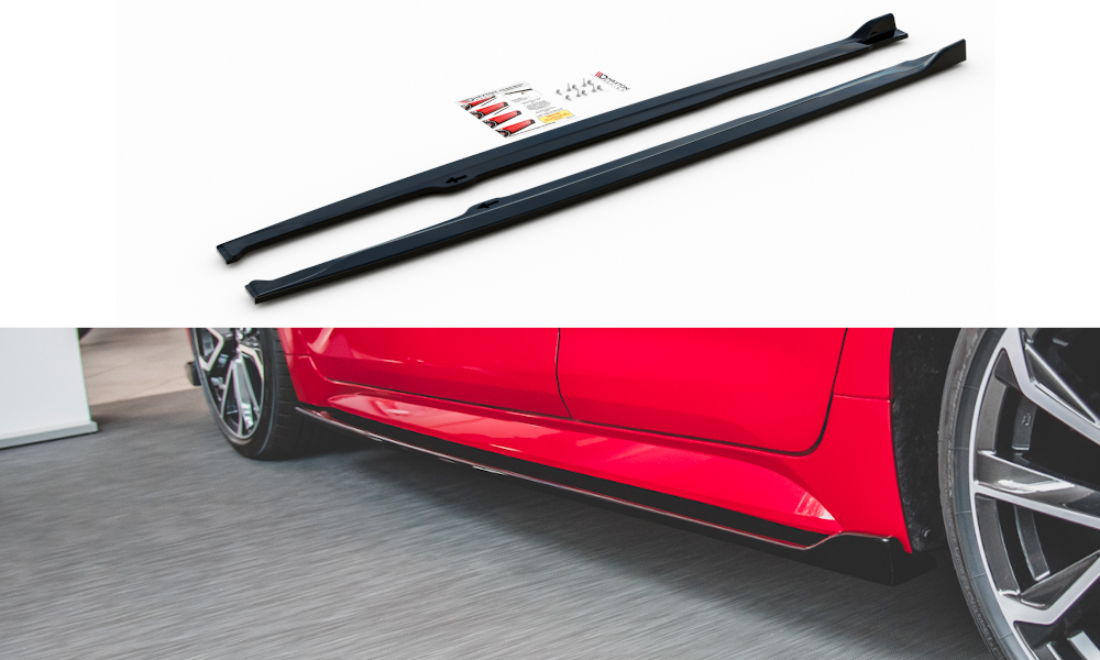 Maxton Side Skirts Diffusers Toyota Corolla Xii Hatchback