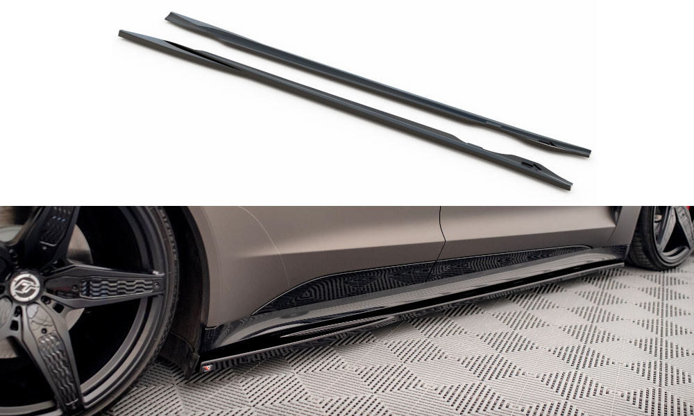Maxton Side Skirts Diffusers V.1 Audi E-Tron Gt / Rs Gt Mk1