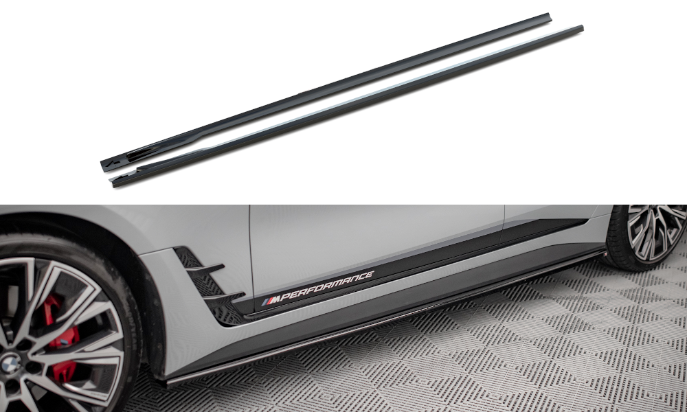 Maxton Side Skirts Diffusers V.1 Bmw 4 Gran Coupe M-Pack G26