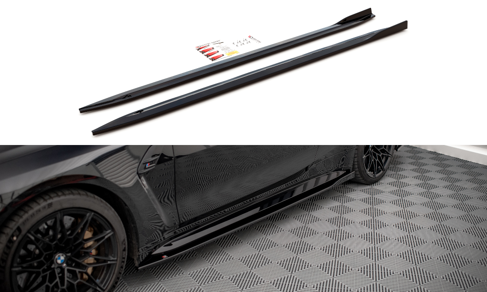 Maxton Side Skirts Diffusers V.1 Bmw M4 G82