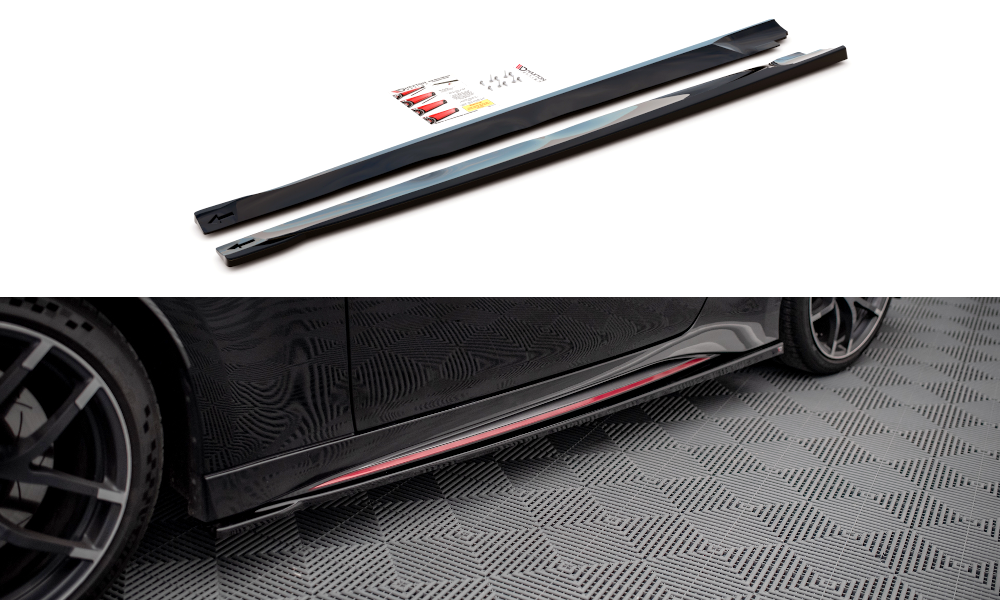 Maxton Side Skirts Diffusers V.1 Nissan 370z Nismo Facelift