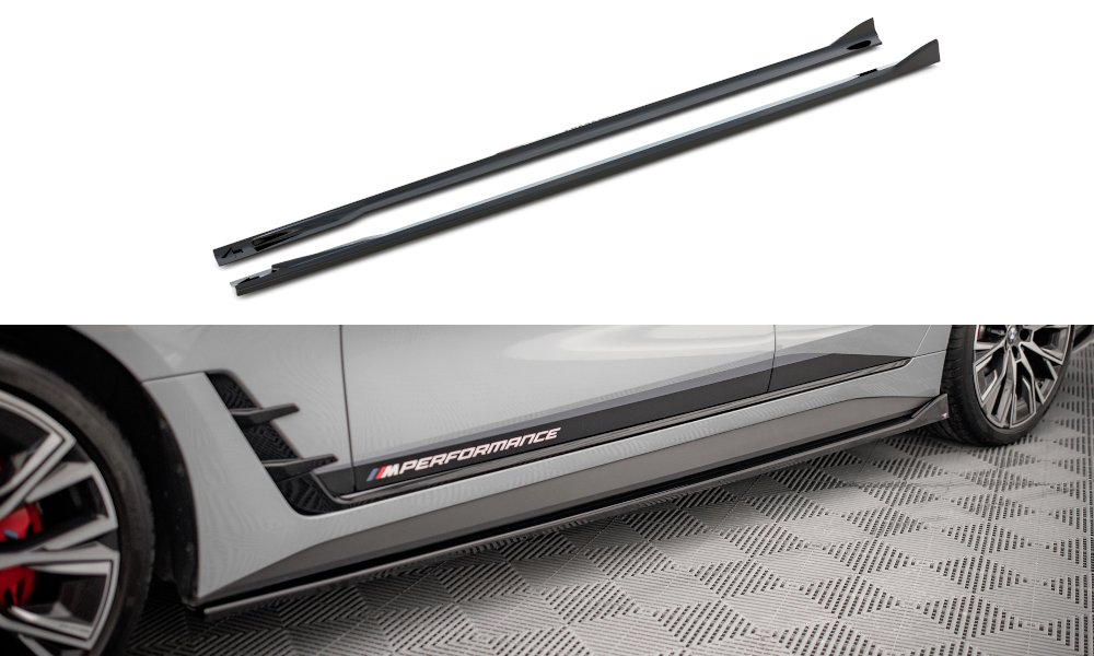 Maxton Side Skirts Diffusers V.2 Bmw 4 Gran Coupe M-Pack G26