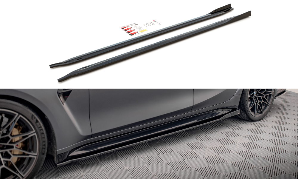 Maxton Side Skirts Diffusers V.2 Bmw M3 G80