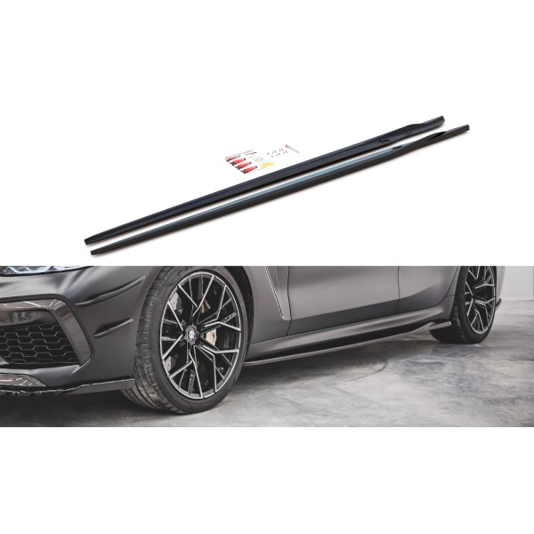 Maxton Side Skirts Diffusers V.2 Bmw M8 Gran Coupe F93 / 8 Gran Coupe M-Pack G16