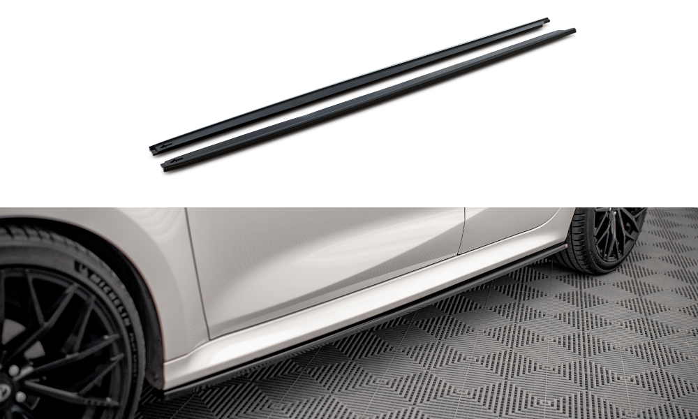 Maxton Side Skirts Diffusers V.2 Toyota Yaris Mk4