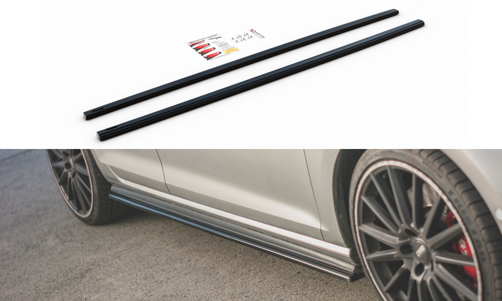 Maxton Side Skirts Diffusers V.2 Vw Golf 7 Gti (narrow)