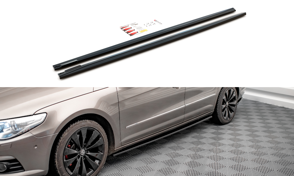 Maxton Side Skirts Diffusers V.2 Volkswagen Passat Cc