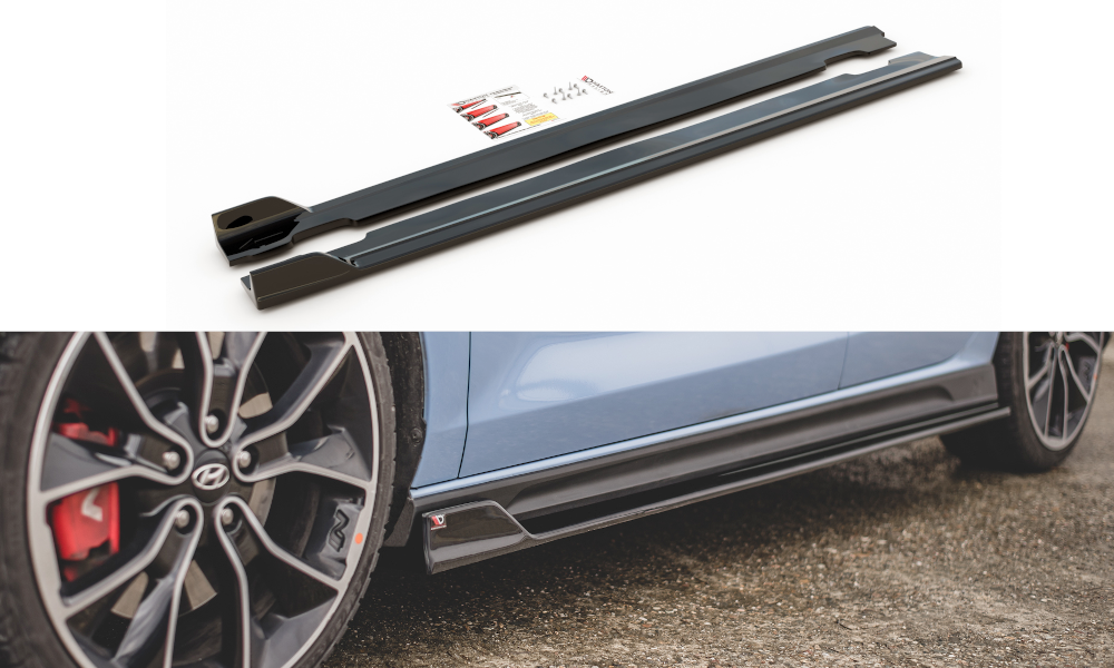 Maxton Side Skirts Diffusers V.5 Hyundai I30 N Mk3 / Mk3 Fl Hatchback/ Fastback