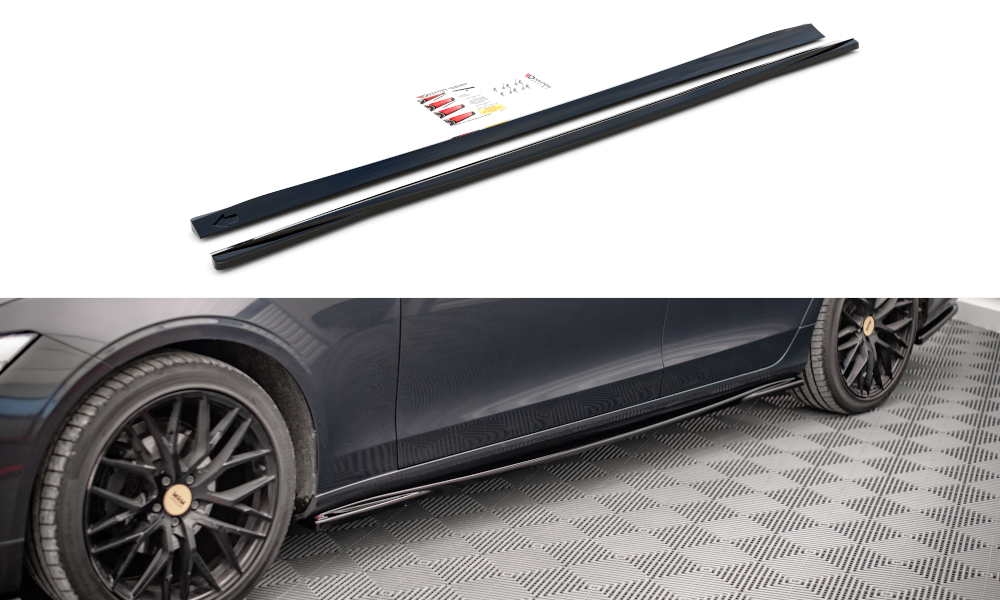 Maxton Side Skirts Diffusers Volvo V90 Mk2