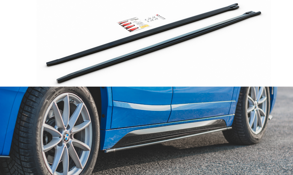 Maxton Side Skirts Diffusers For Bmw X2 F39 M-Pack