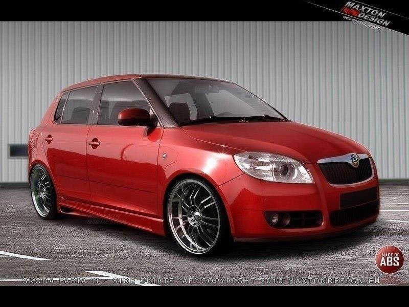 Maxton Side Skirts Skoda Fabia Mk2 ( Af )