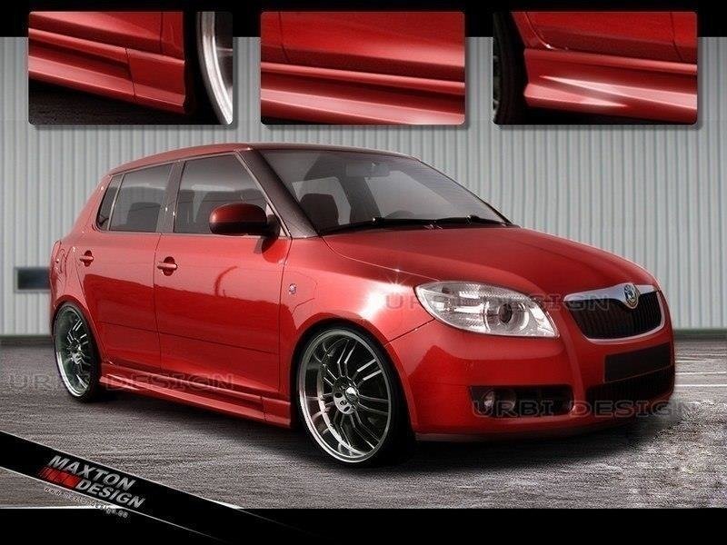 Maxton Side Skirts Skoda Fabia Mk2 ( Xr )