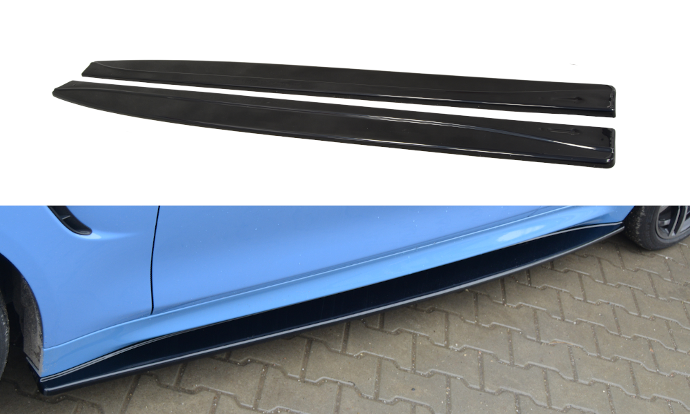Maxton Side Skirts Diffusers V.1 Bmw M4 F82