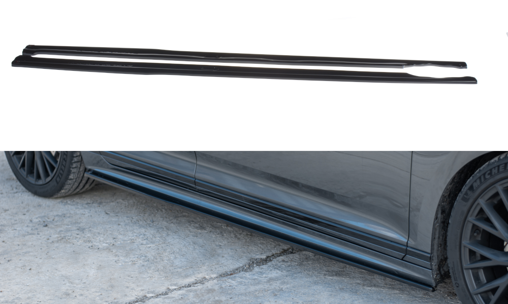 Maxton Side Skirts Diffusers Volkswagen Passat R-Line B8