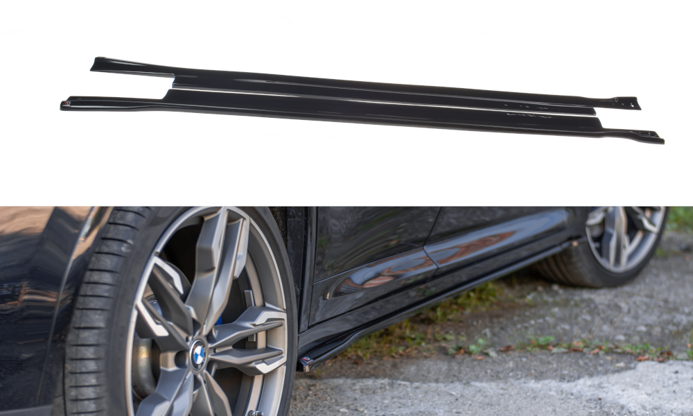 Maxton Side Skirts Diffusers For Bmw X4 M-Pack G02