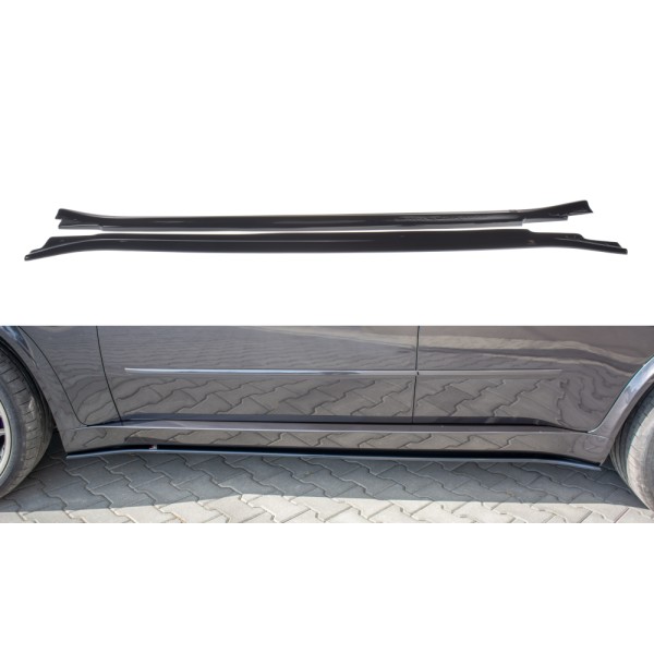 Maxton Side Skirts Diffusers For Bmw X5 E70 Facelift M-Pack