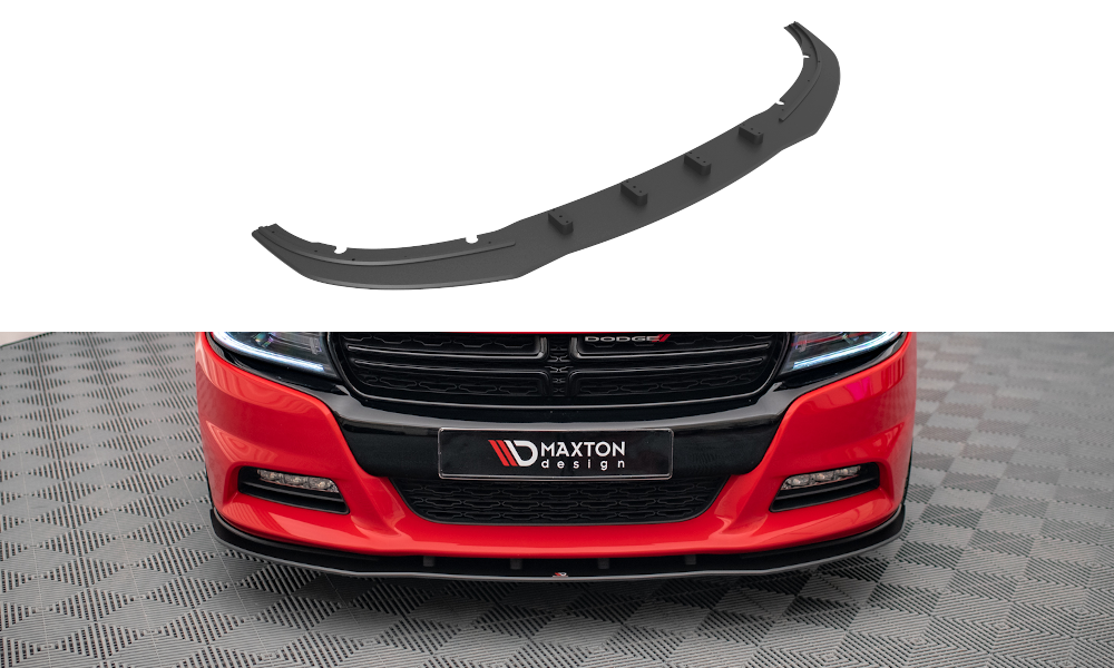 Maxton Street Pro Front Splitter Dodge Charger Rt Mk7 Facelift