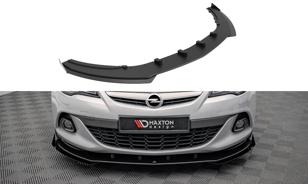 Maxton Street Pro Front Splitter V.1 + Flaps Opel Astra Gtc Opc-Line J
