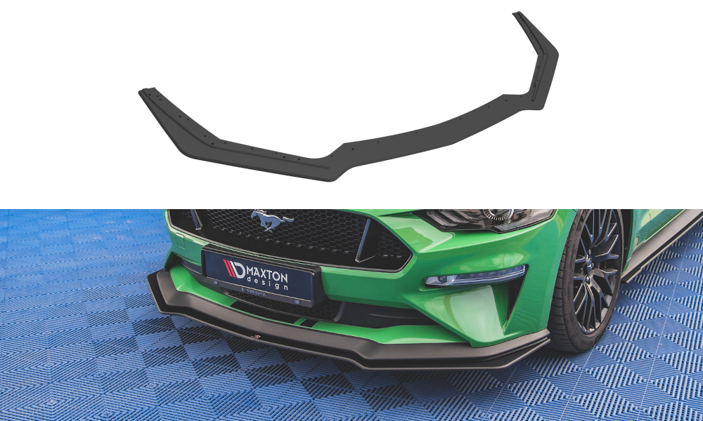 Maxton Street Pro Front Splitter V.1 Ford Mustang Gt Mk6 Facelift