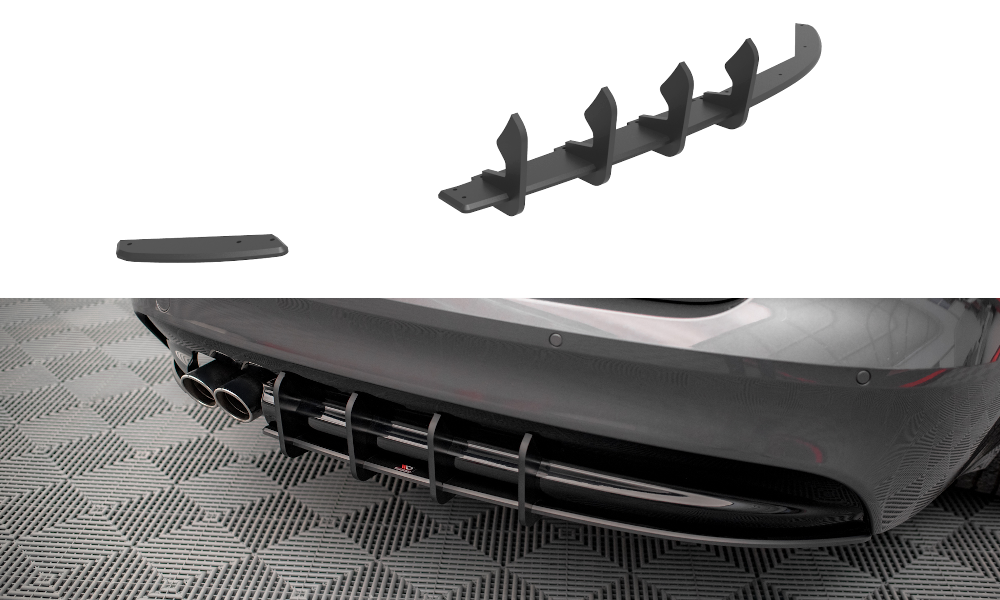 Maxton Street Pro Rear Diffuser Jaguar Xf R-Sport Mk2