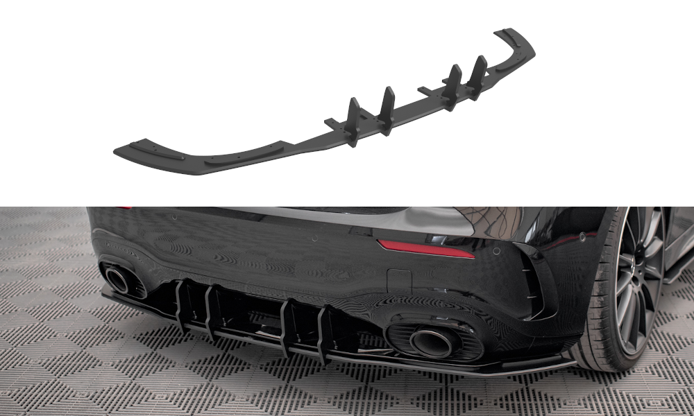 Maxton Street Pro Rear Diffuser Mercedes A35 Amg Hatchback Aero Pack W177