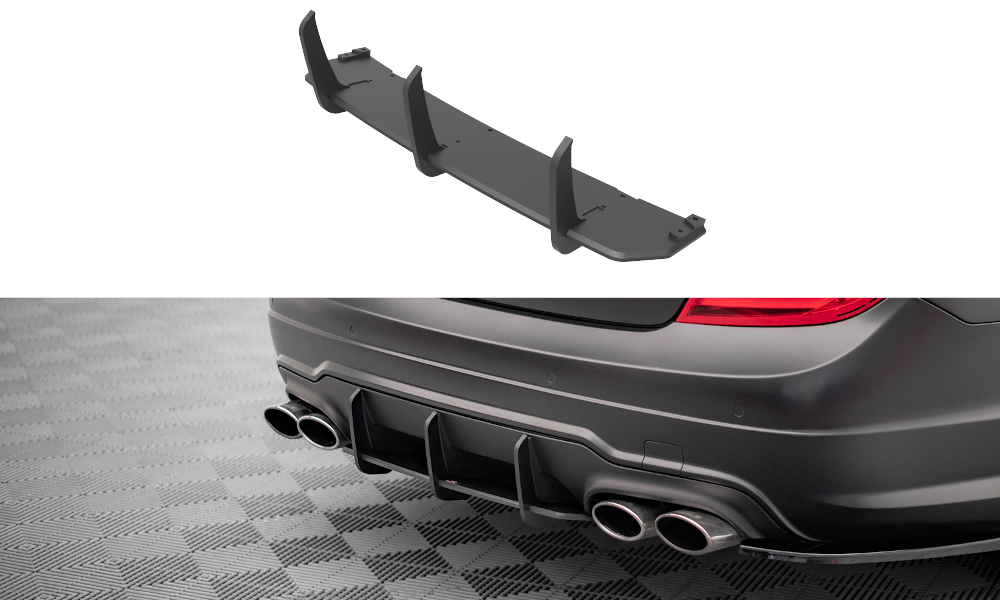 Maxton Street Pro Rear Diffuser Mercedes-Benz C Coupe Amg-Line C204