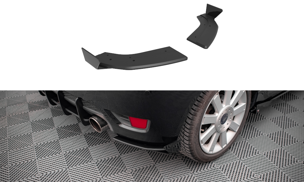 Maxton Street Pro Rear Side Splitters + Flaps Ford Fiesta St Mk6