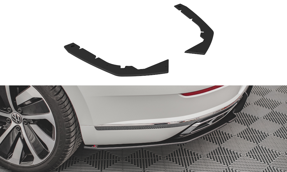 Maxton Street Pro Rear Side Splitters Volkswagen Arteon R-Line Facelift