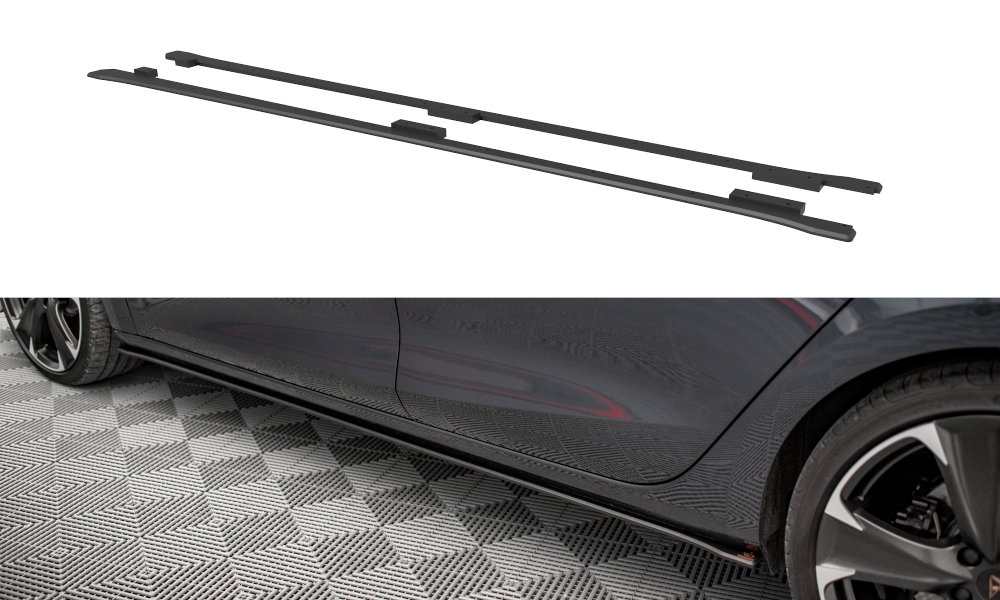 Maxton Street Pro Side Skirts Diffusers Cupra Leon