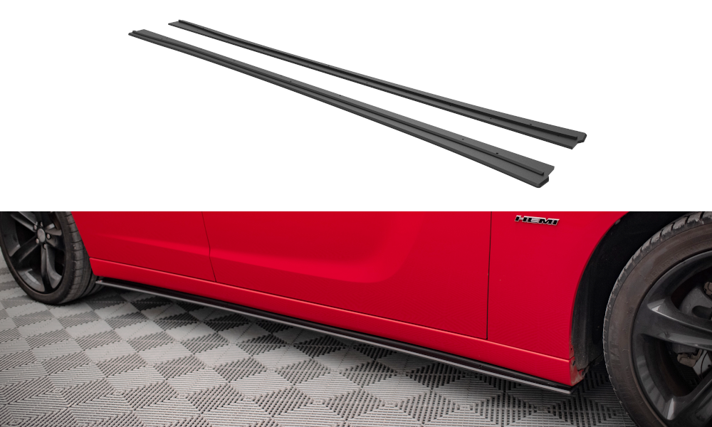 Maxton Street Pro Side Skirts Diffusers Dodge Charger Rt Mk7 Facelift
