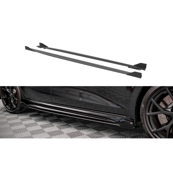 Maxton Street Pro Side Skirts Diffusers + Flaps Audi Rs3 Sportback 8y