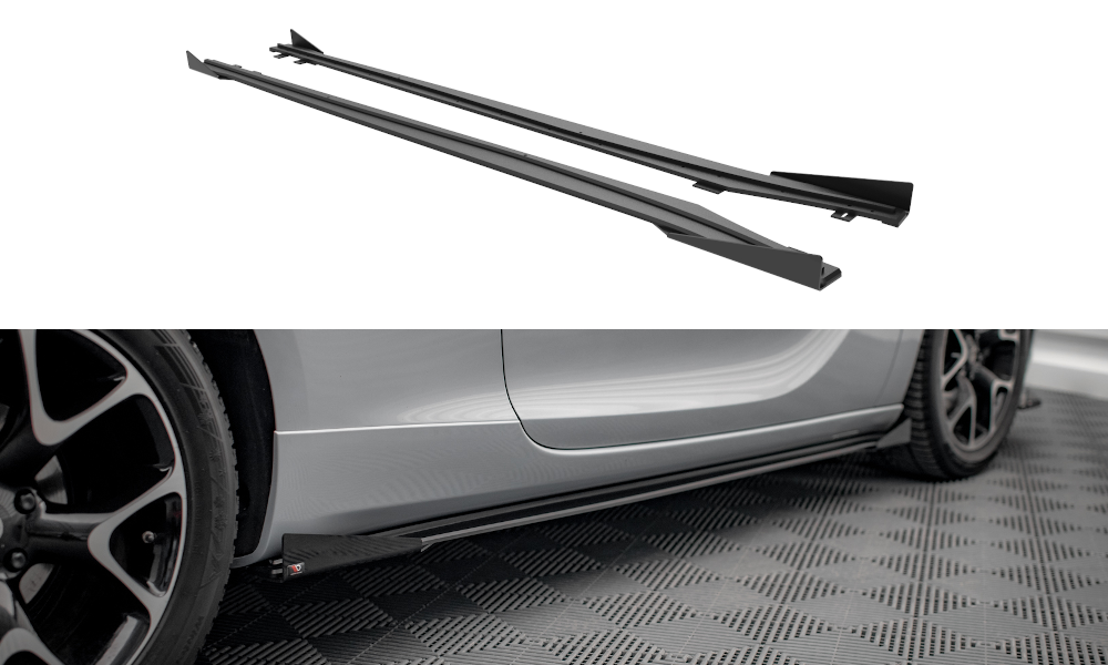 Maxton Street Pro Side Skirts Diffusers + Flaps Opel Astra Gtc Opc-Line J