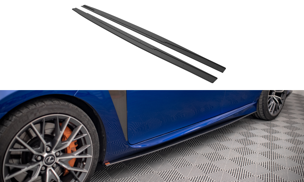 Maxton Street Pro Side Skirts Diffusers Lexus Gs F Mk4 Facelift
