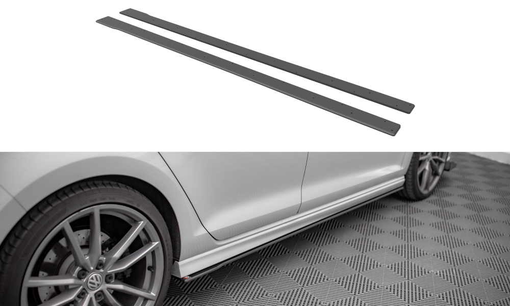 Maxton Street Pro Side Skirts Diffusers Volkswagen Golf R Mk7