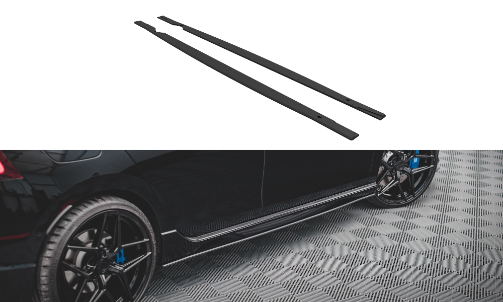 Maxton Street Pro Side Skirts Diffusers Volkswagen Golf R Mk8
