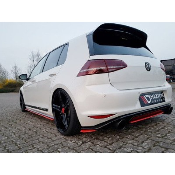 Maxton Central Rear Splitter Vw Golf Mk7 Gti Clubsport - Image 2