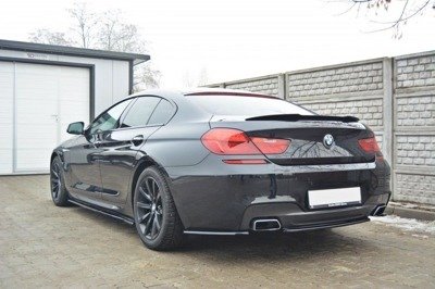 Maxton Central Rear Splitter For Bmw 6 Gran Coupé Mpack (without Vertical Bars)