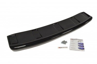 Maxton Central Rear Splitter Audi A7 S-Line C7 Fl (with Vertical Bars)