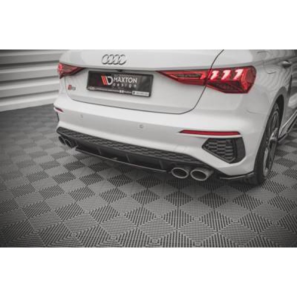 Maxton Central Rear Splitter For Audi S3 Sportback 8y - Image 3